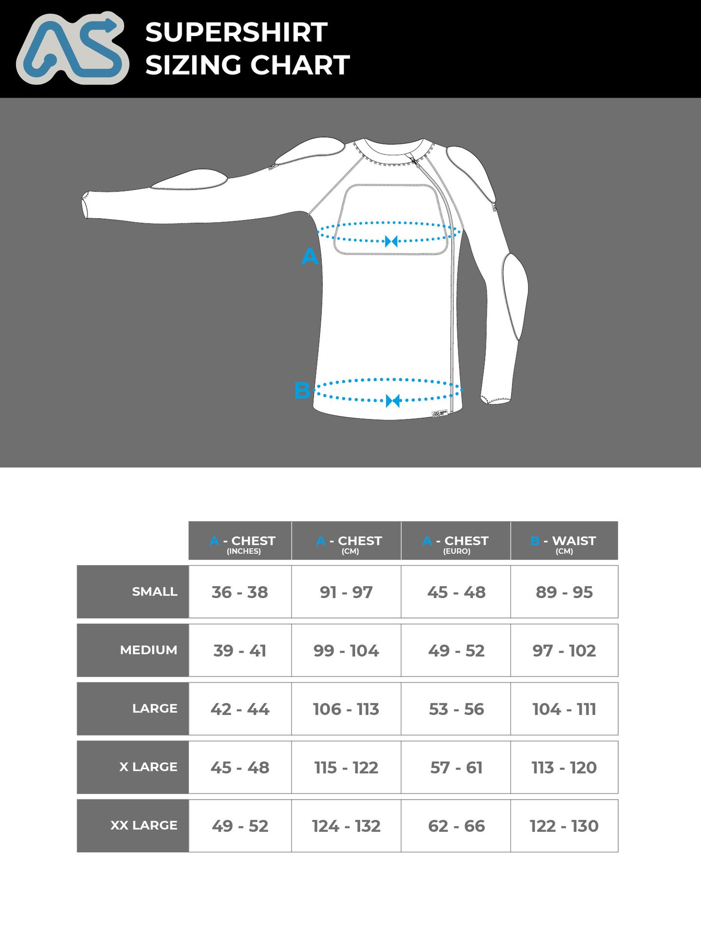 The Supershirt real world sizing | Adventure Spec US